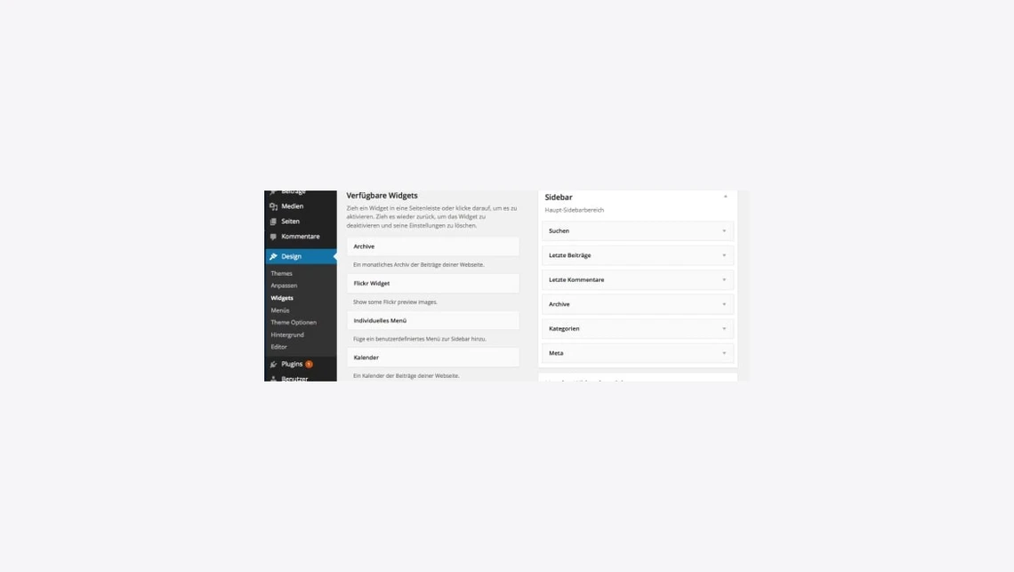 Screenshot einer Desktop-App: links ein dunkles vertikales Navigationsmenü, rechts heller Hauptbereich mit Textkarten.