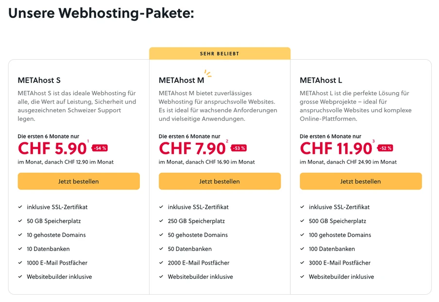 Metanet Webhosting